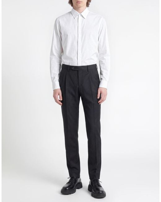 SARTITUDE NAPOLI Blue Pants Virgin Wool for men