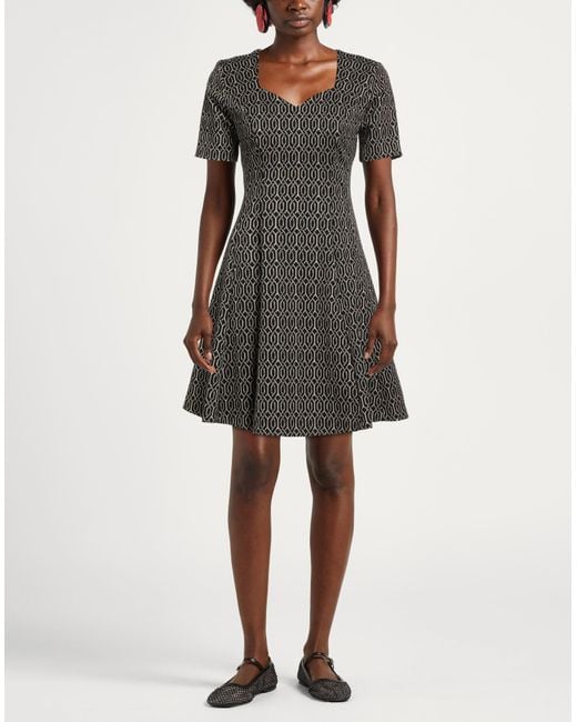Rinascimento Black Mini-Kleid