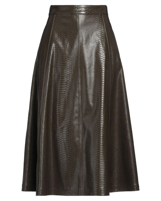 Jupe midi Twinset en coloris Gray