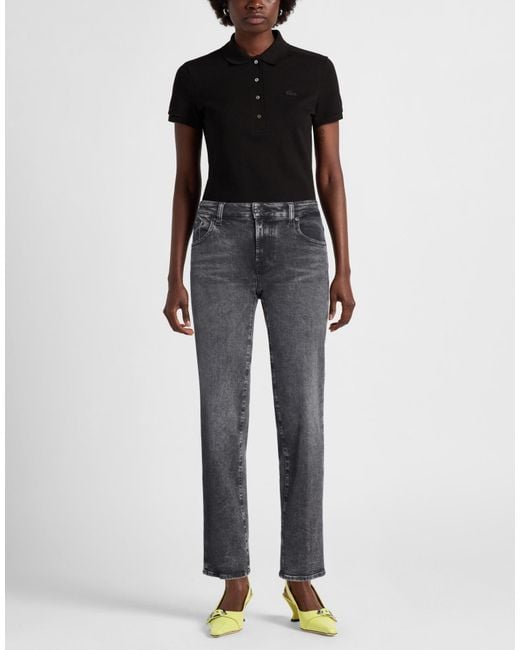 7 For All Mankind Gray Jeans Cotton, Lyocell, Elastomultiester, Elastane