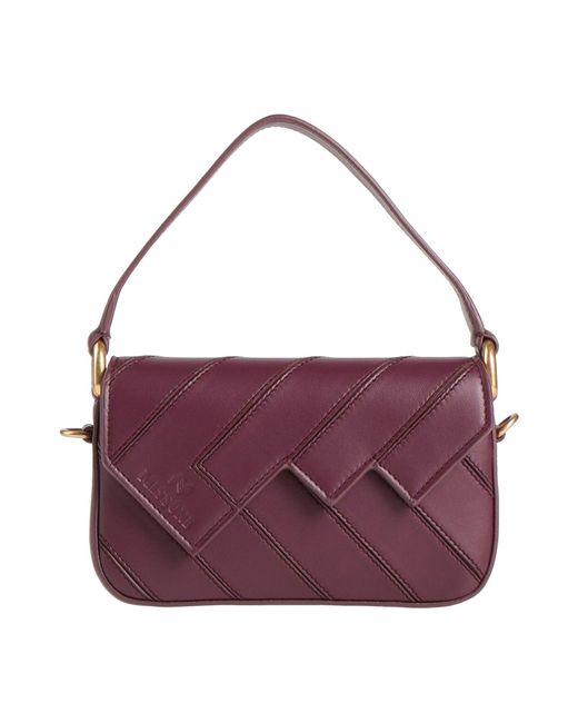 Missoni Purple Handbag Leather