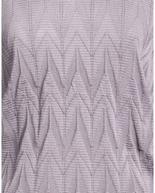 Missoni Purple Turtleneck Viscose, Wool, Polyamide, Elastane