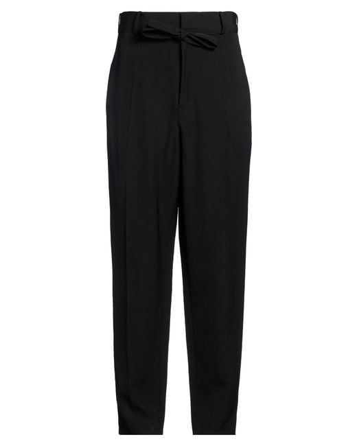 Jil Sander Black Pants Viscose, Silk for men