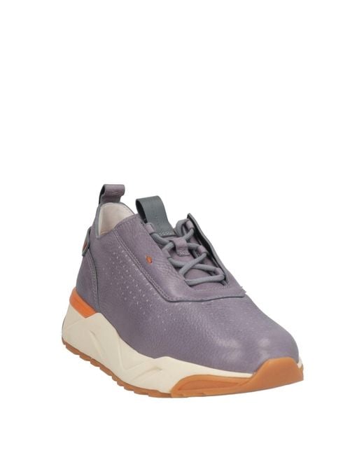 Santoni Purple Sneakers