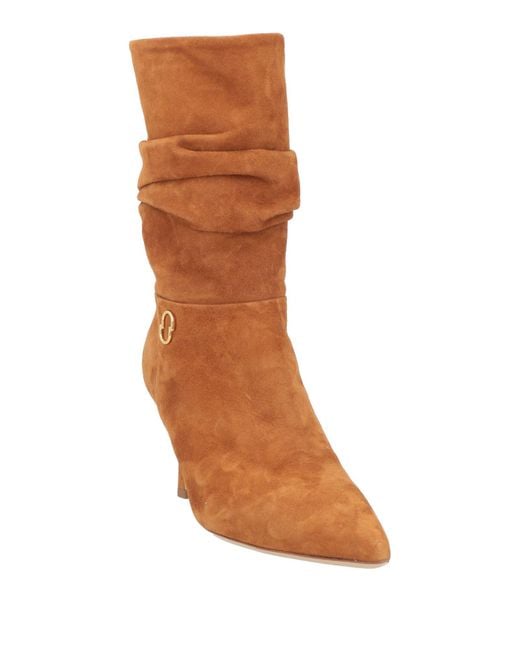 Ninalilou Brown Ankle Boots Leather