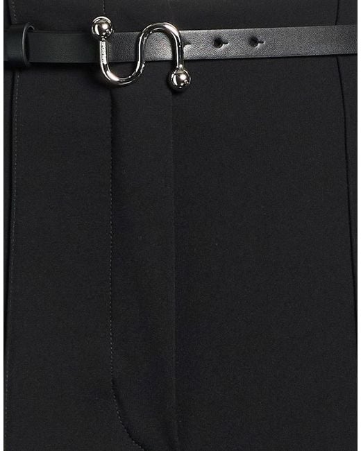 Sportmax Black Pants Viscose, Polyamide, Elastane