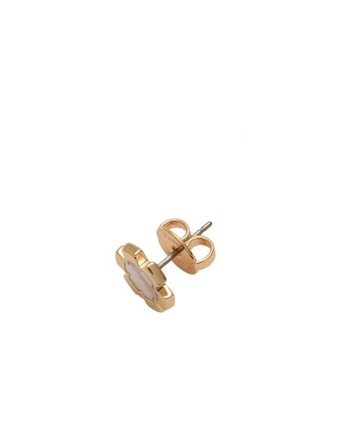 Tory Burch White Ohrring