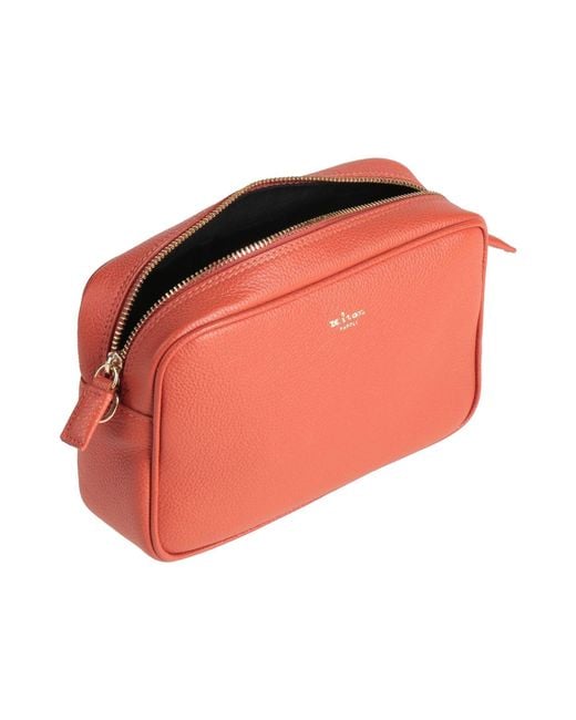 Kiton Red Cross-Body Bag Calfskin