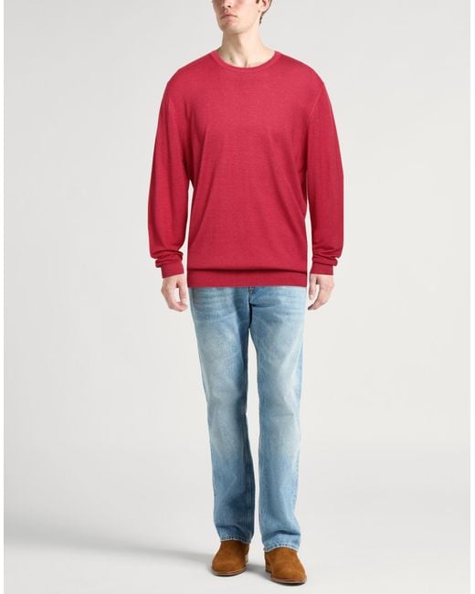Fedeli Red Jumper for men