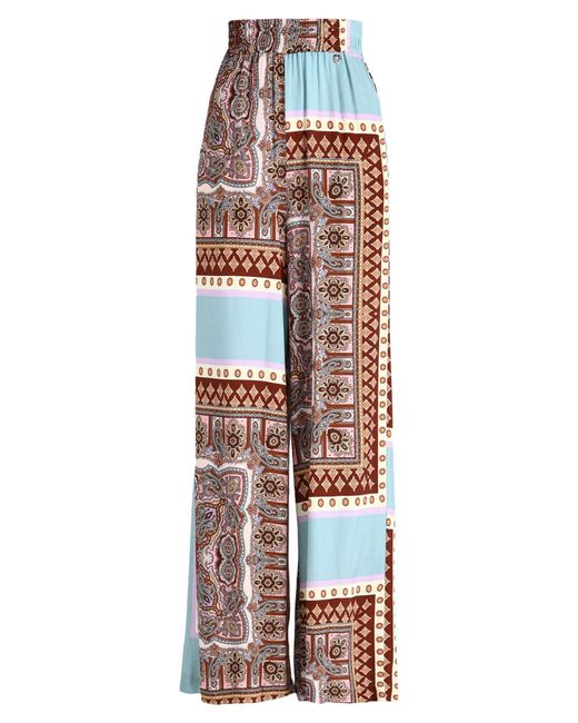 Rebel Queen By Liu Jo Synthetic Pants in Brown | Lyst