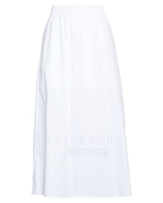 ARMANI EXCHANGE White Midi Skirts