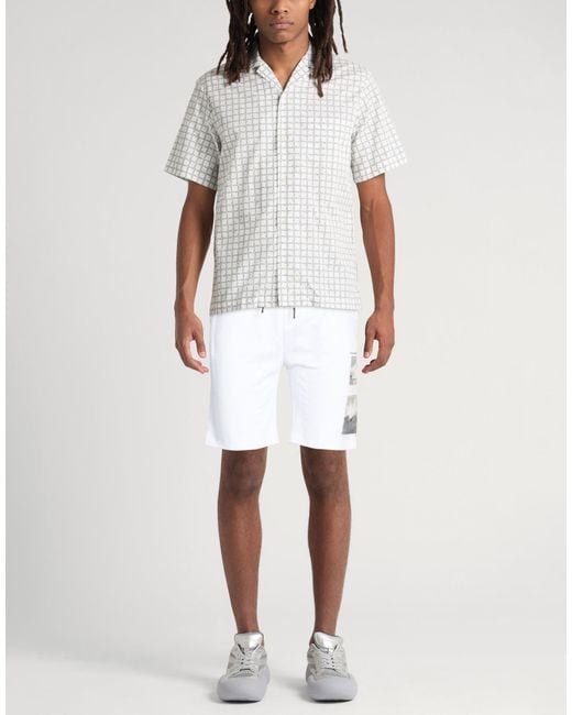 Iceberg White Shorts & Bermuda Shorts for men