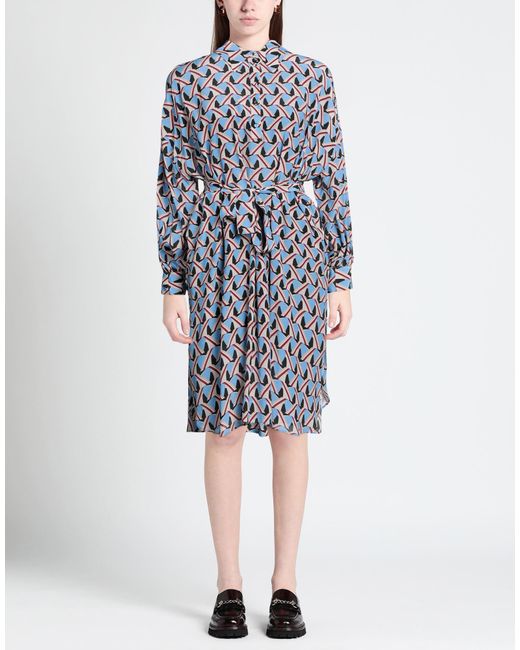 EMMA & GAIA Blue Midi Dress