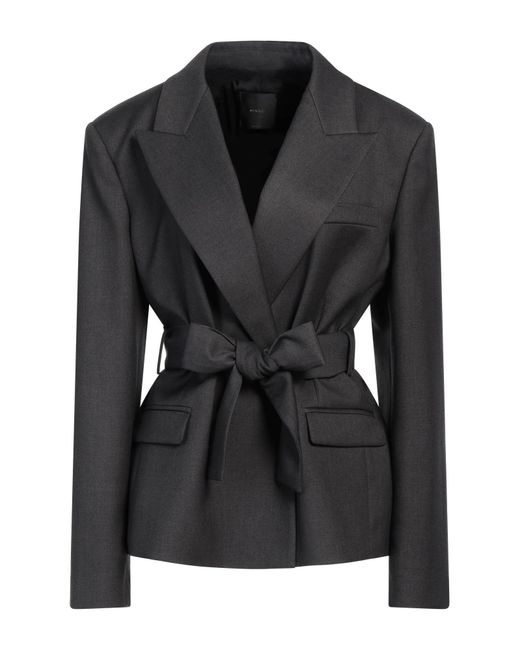 Pinko Black Blazer Polyester, Viscose, Elastane