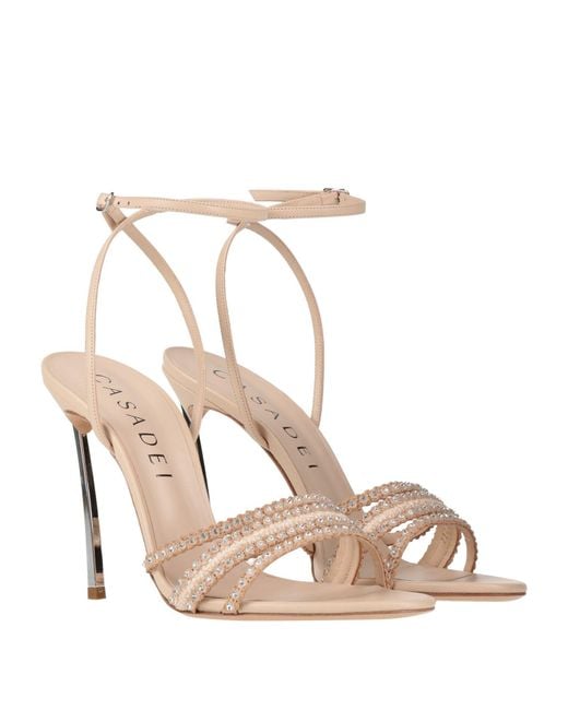 Casadei White Sandals