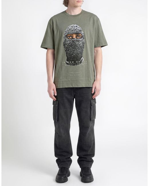 Ih Nom Uh Nit Gray T-Shirt Cotton for men