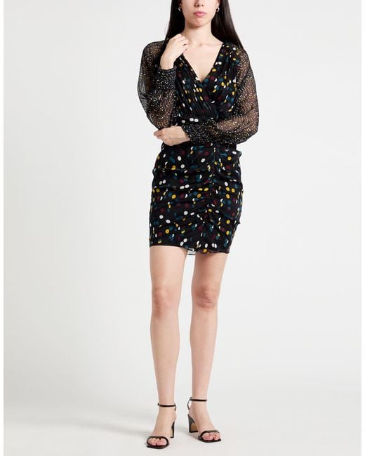 Diane von Furstenberg Black Mini Dress