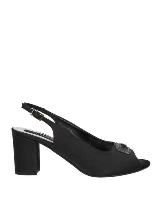 GA.MAR Black Sandals
