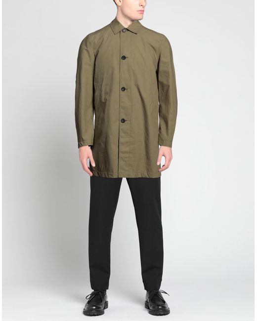 PS by Paul Smith Green Overcoat & Trench Coat for men