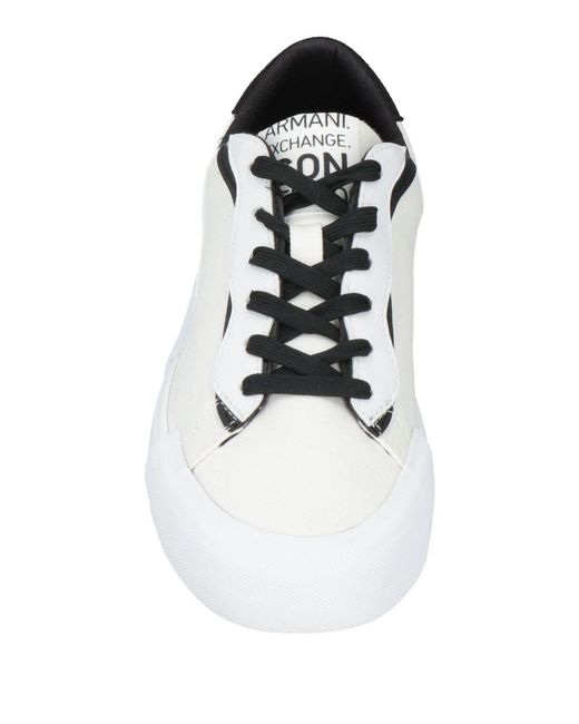 ARMANI EXCHANGE White Trainers