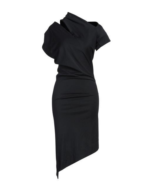 Vivienne Westwood Black Midi Dress Cotton