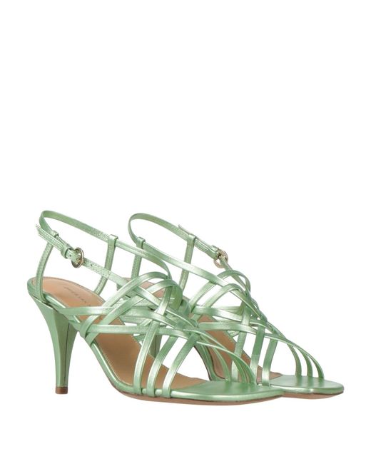 Dries Van Noten Green Sandals Leather