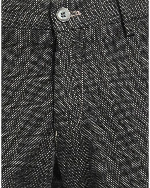 Mason's Gray Dark Pants Cotton, Elastane for men