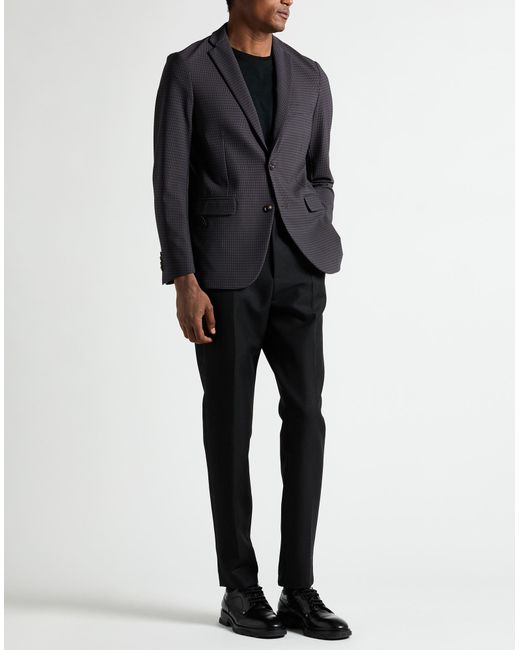 Rrd Black Blazer Polyamide, Elastane for men