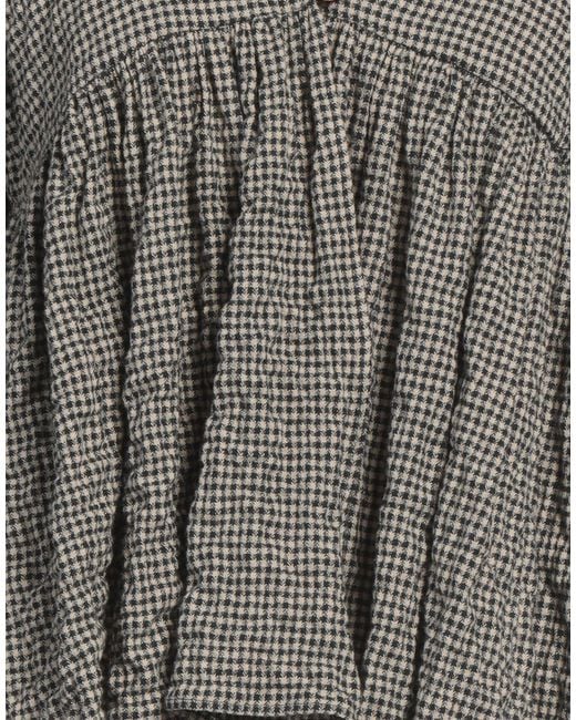Alysi Gray Shirt Cotton, Elastane