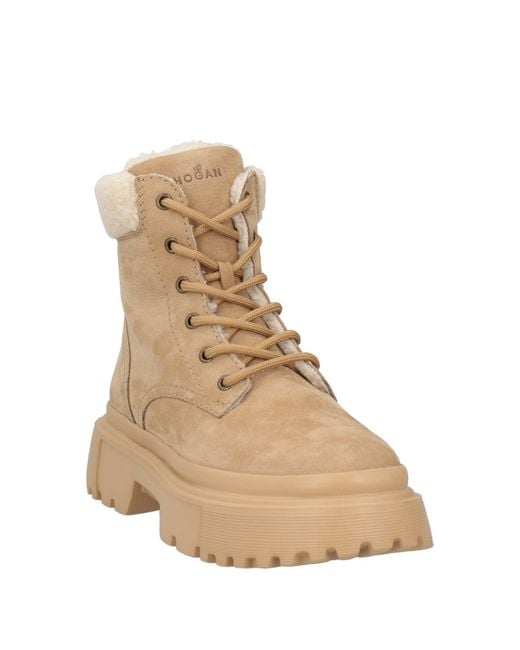 Hogan Natural Ankle Boots
