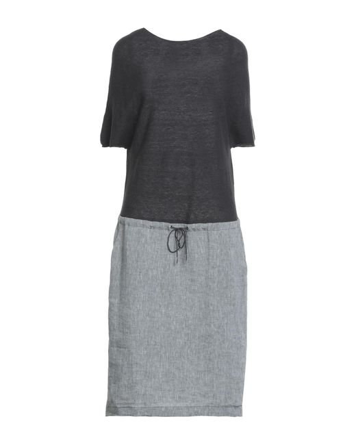 Le Tricot Perugia Gray Midi Dress