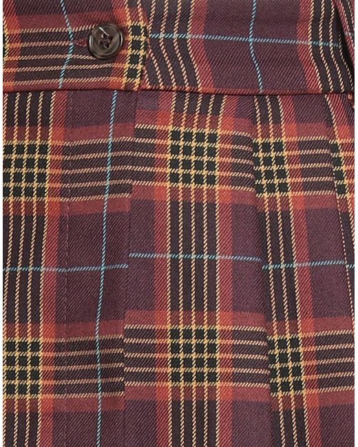 Motel Red Mini Skirt Polyester, Viscose, Elastane