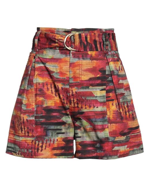 Chufy Red Shorts & Bermuda Shorts