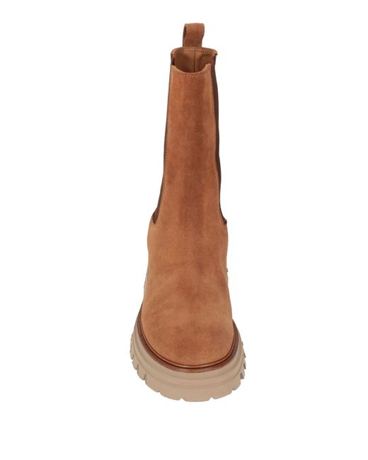 PAO PIANO ZERO Brown Ankle Boots
