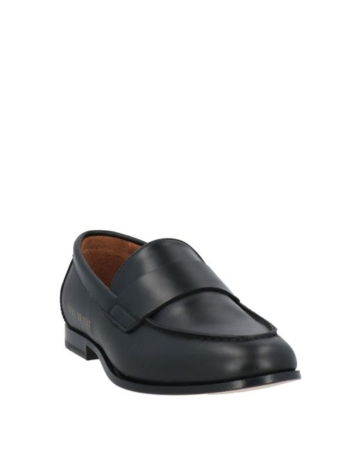 Common Projects Black Loafers Leather