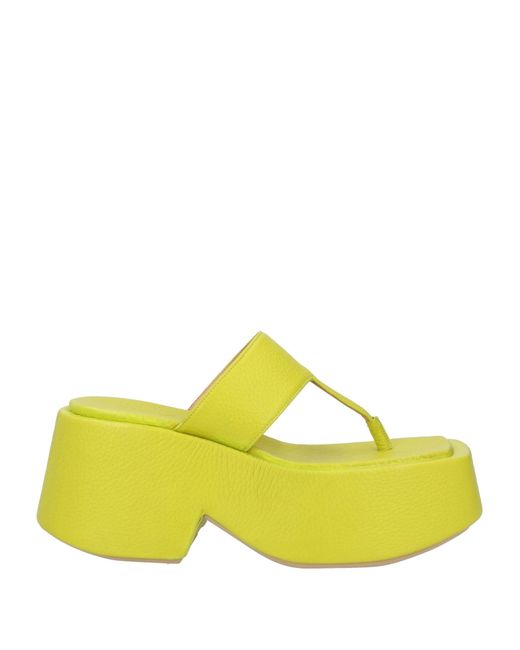 Marsèll Yellow Thong Sandal
