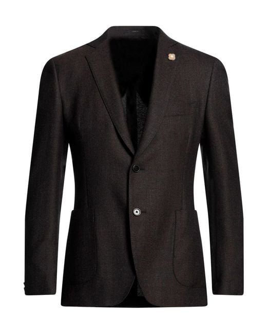 Lardini Black Blazer for men