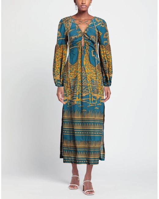 CONNOR & BLAKE Blue Maxi-Kleid