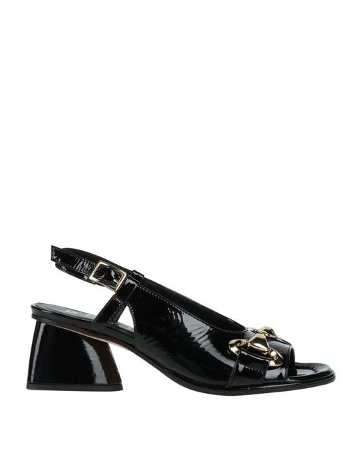 Bruglia Black Sandals