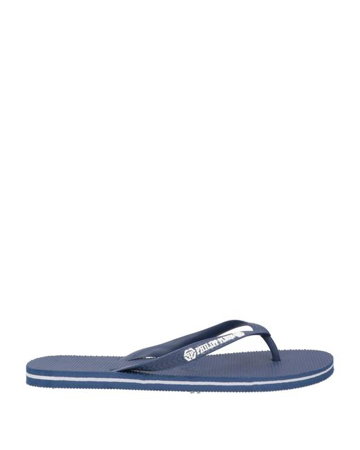 Philipp Plein Blue Thong Sandal for men