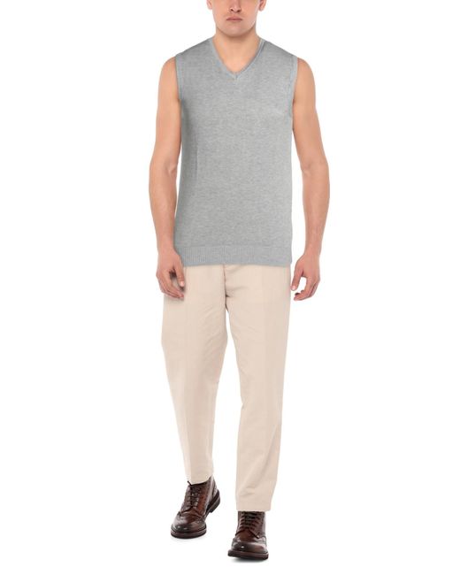 Alpha Studio Gray Sweater Viscose, Polyamide for men