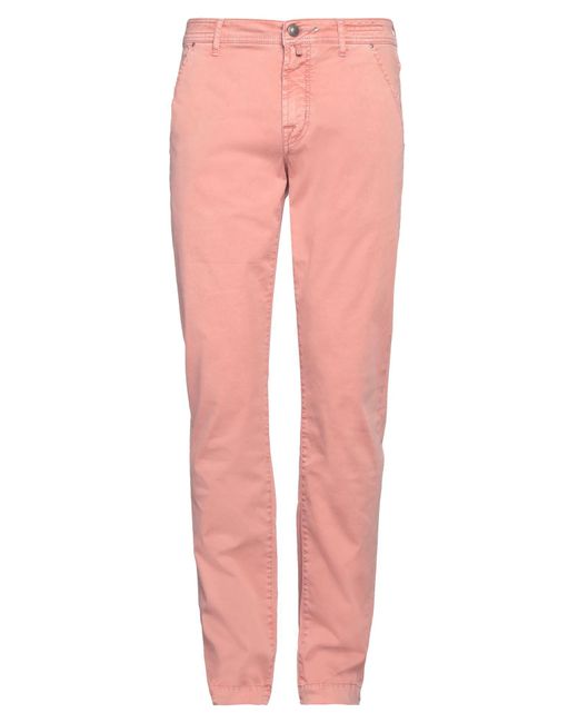 Jacob Coh?n Pink Pants Cotton, Elastane for men