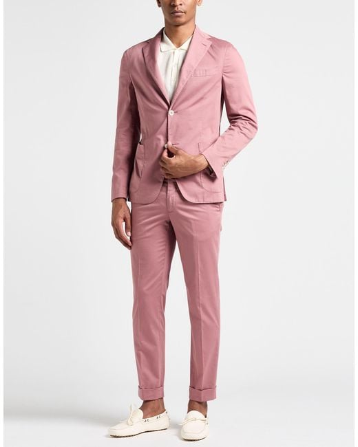 The Gigi Pink Suit Cotton, Lyocell, Elastane for men