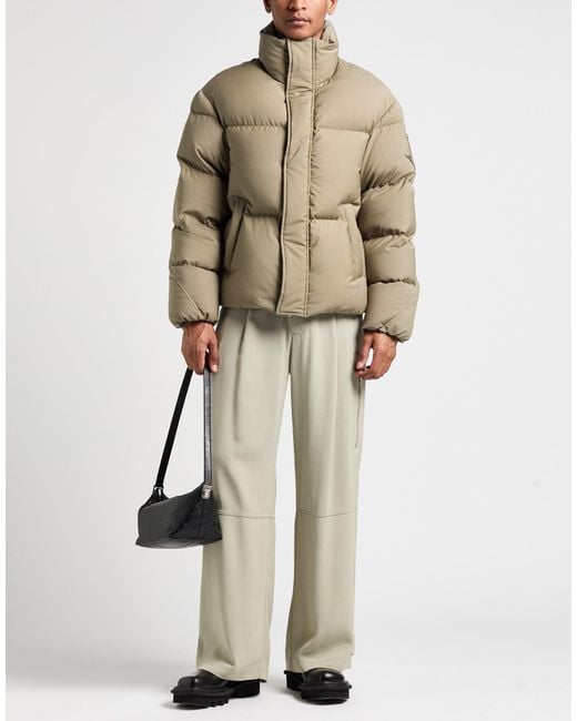 Emporio Armani Gray Puffer Virgin Wool for men