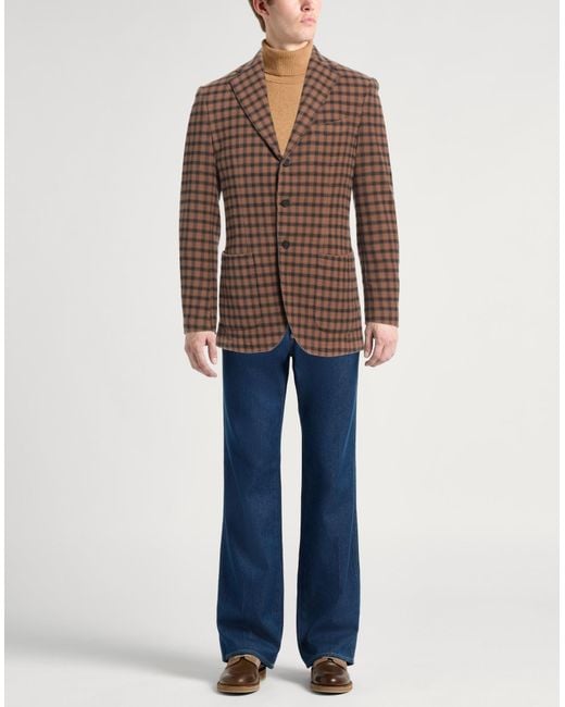 Santaniello Brown Blazer for men
