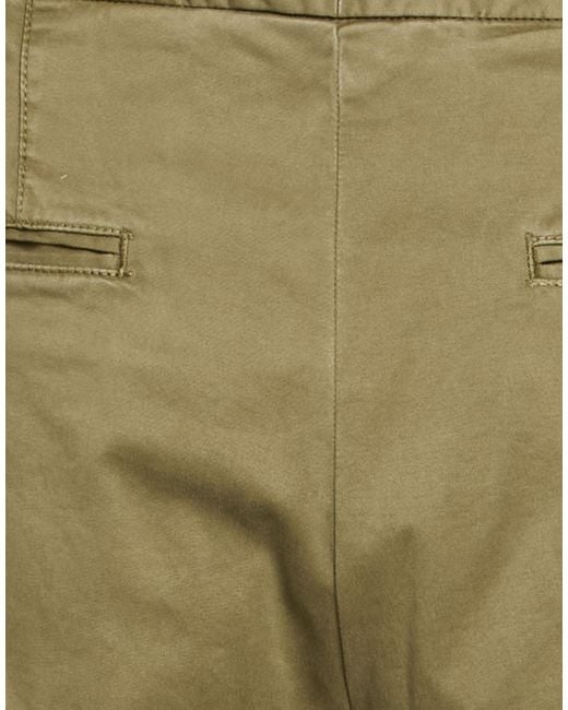 Zanone Green Pants Cotton, Elastane for men