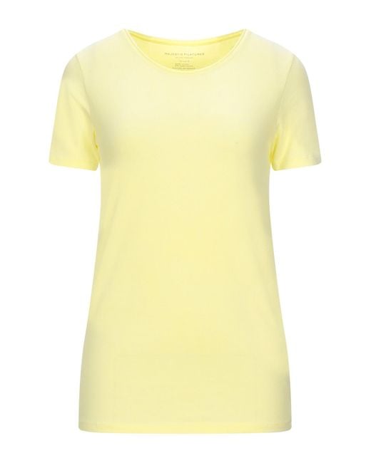 Majestic Filatures Yellow T-shirts