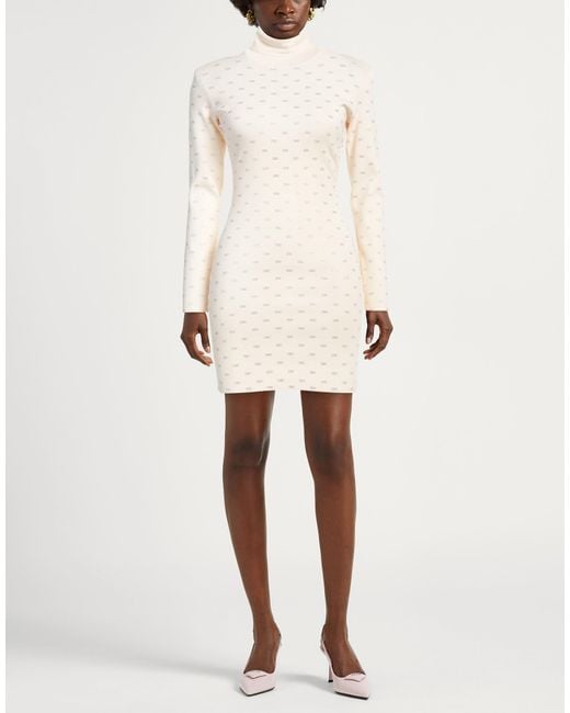 Elisabetta Franchi White Mini Dress
