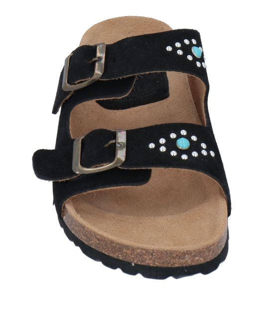 Taji Black Sandals Leather for men