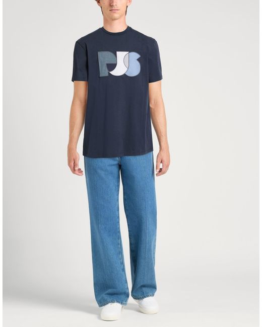Parajumpers Blue T-Shirts for men
